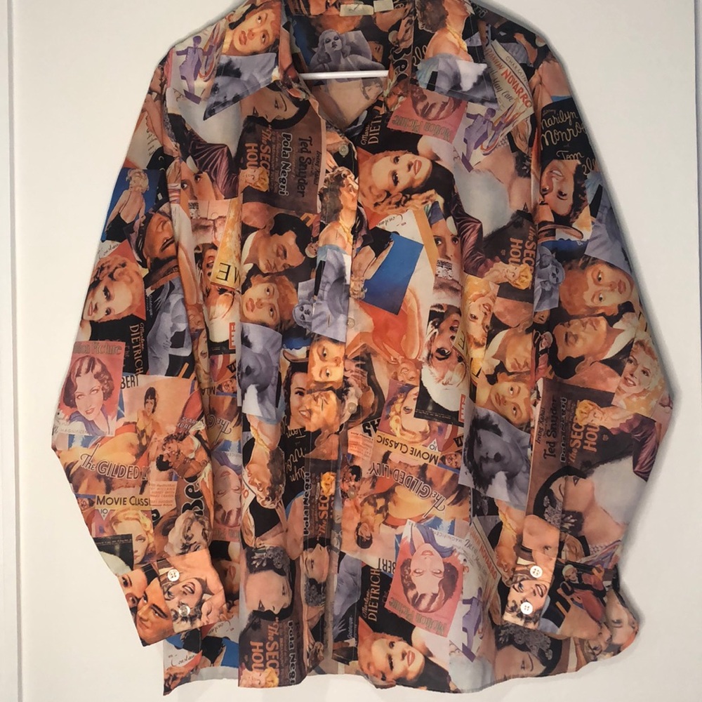 Old Hollywood stars Button Down